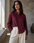 Striped Shirt Blouse