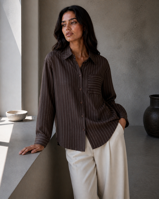 Striped Shirt Blouse