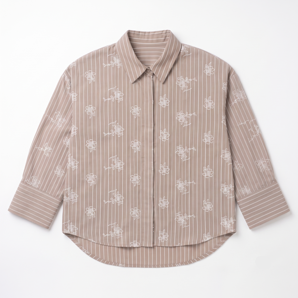Floral Stripe Shirt