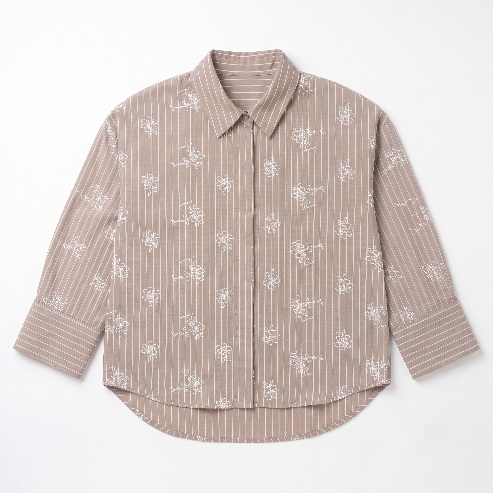 Floral Stripe Shirt