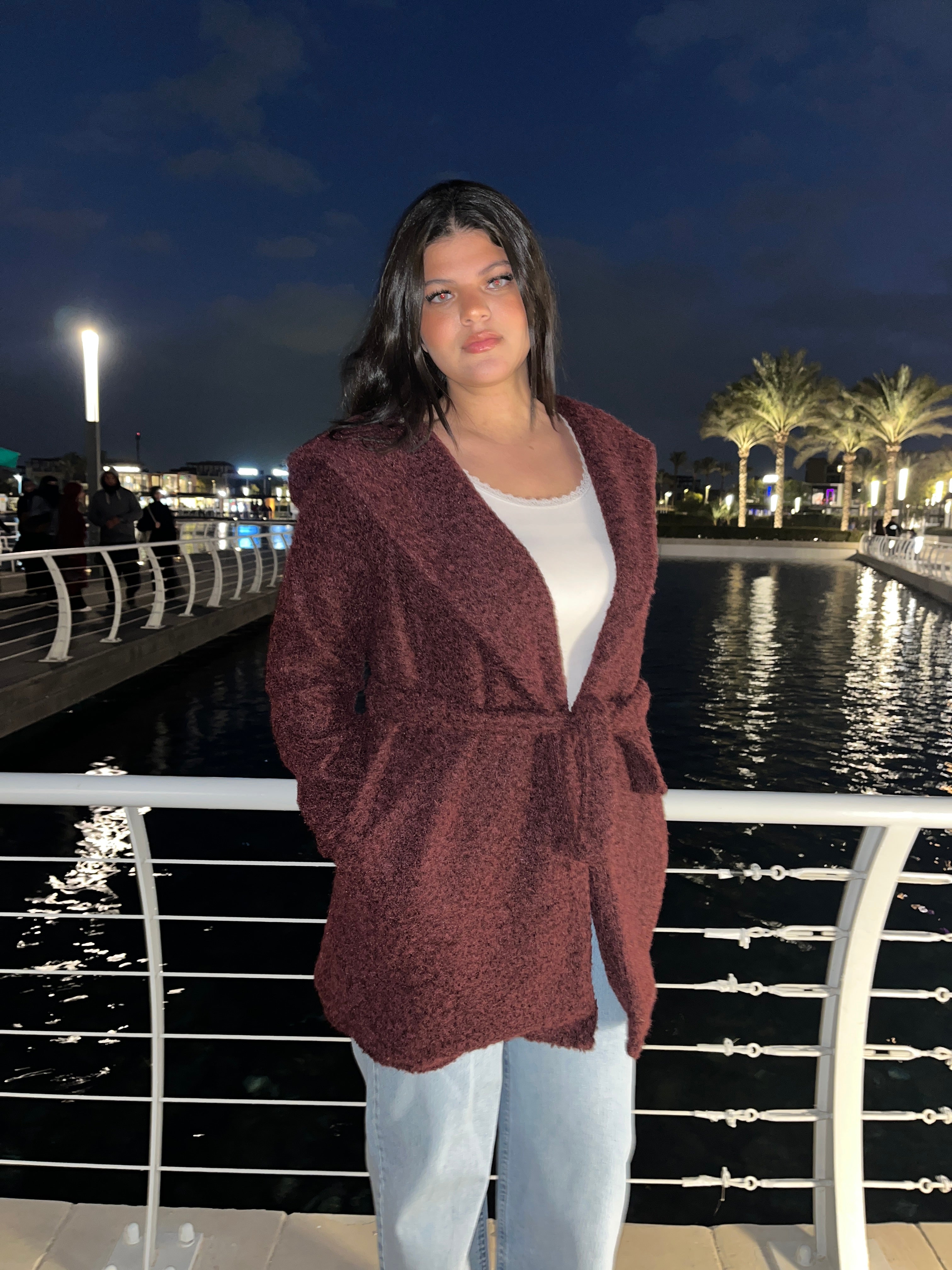 Textured Wrap Coat