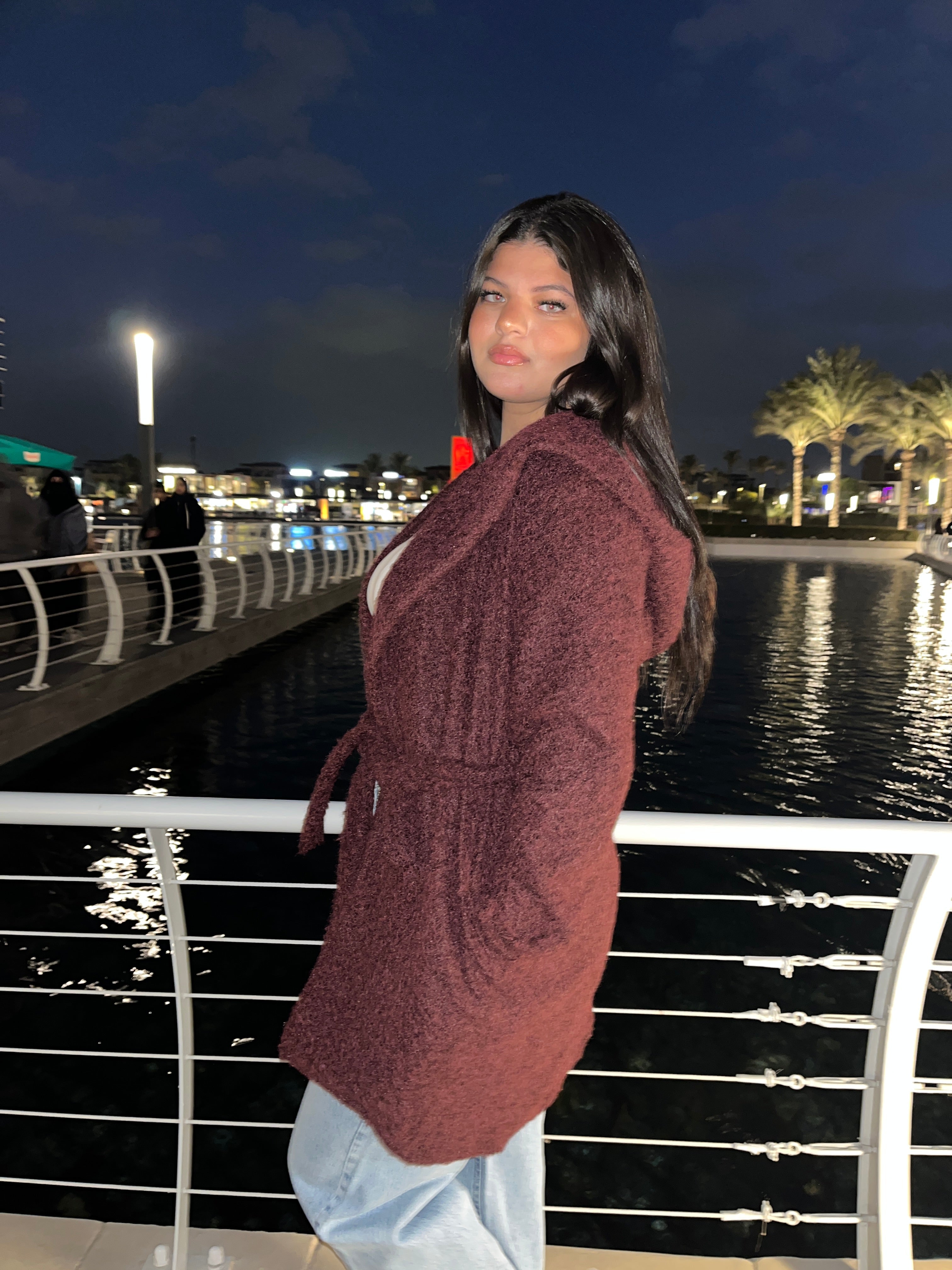 Textured Wrap Coat