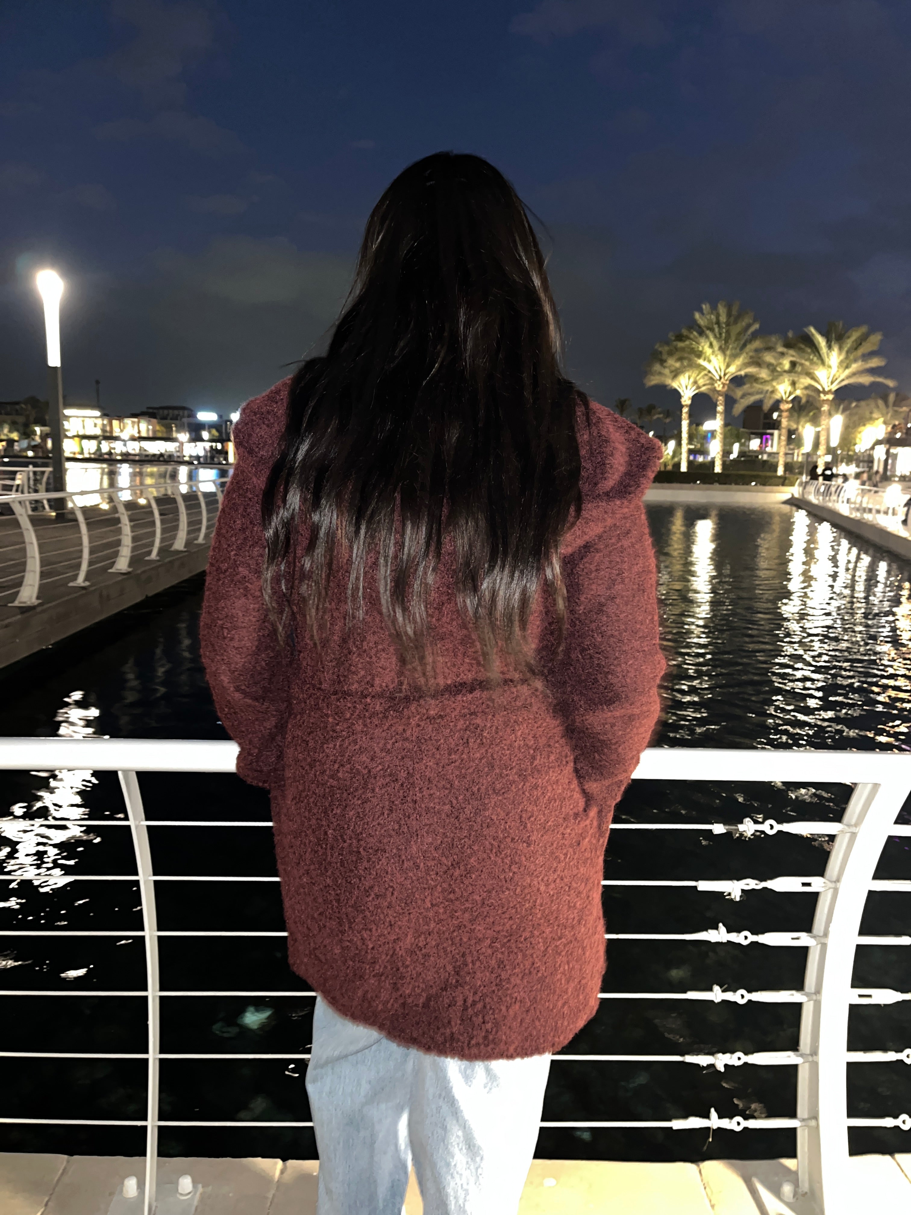 Textured Wrap Coat