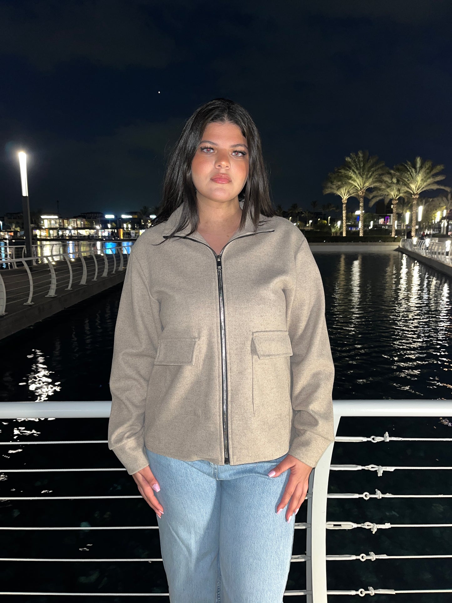 Classic Zip-Up Utility Jacket