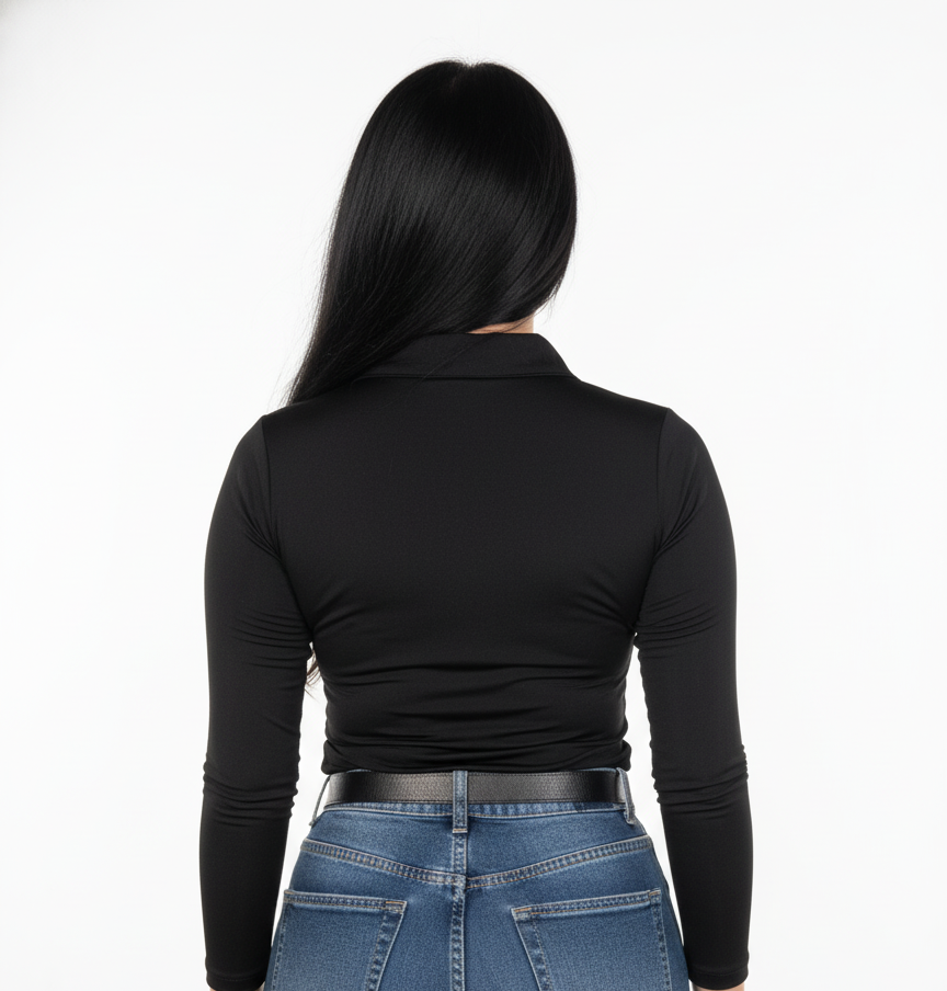 V-Neck Collar Top