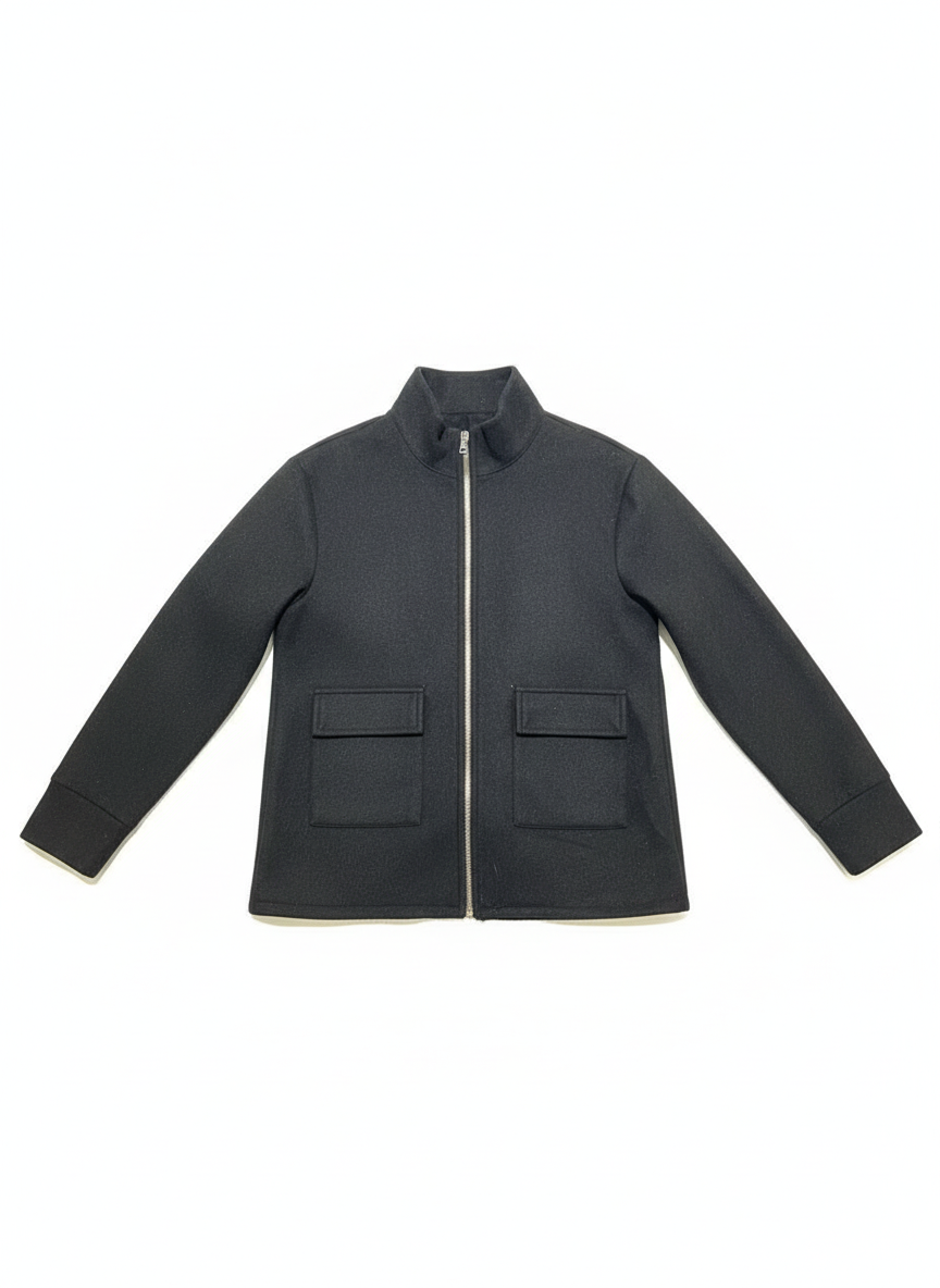 Classic Zip-Up Utility Jacket