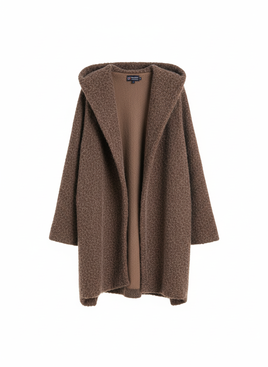 Textured Wrap Coat
