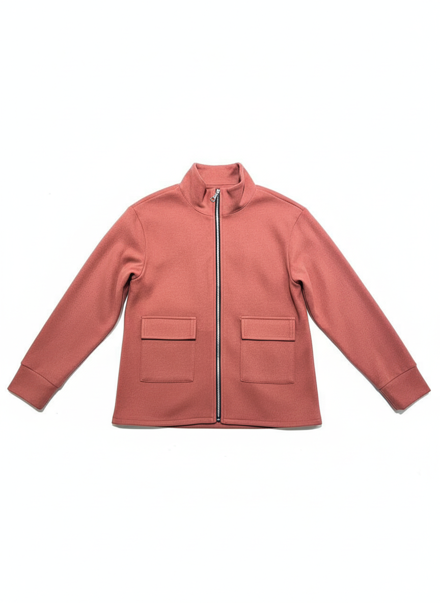 Classic Zip-Up Utility Jacket
