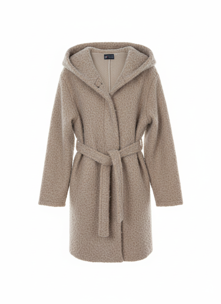Textured Wrap Coat
